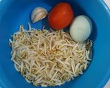 Foto langkah ke 1 dari resep Tumis Tauge Tomat Telur Asin +pakcoy #pr_recookmasakanberawalanT.