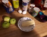 A picture of step 3 of Apple cake.