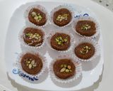 A picture of step 6 of Kunafa Mabrouma with Mixed Nuts.