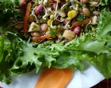 A picture of step 3 of Green Grams Sprouts Garden Fresh Salad#themechallenge.