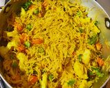 A picture of step 3 of Foxtail (veggie) vermicelli.