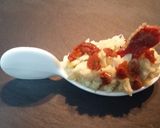 Foto del paso 8 de la receta Cucharas de tortilla con tomates secos y crujiente de jamón