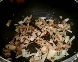 A picture of step 1 of Stir fry veggies Pasta.