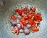 A picture of step 5 of Turnip sambar rice.