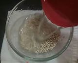 A picture of step 1 of Soup e jo (cream of barley soup).