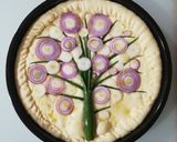 A picture of step 7 of "Tree of Life" Flower Focaccia 🌷.