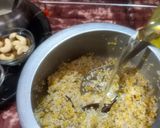 A picture of step 4 of Khara Pongal (Ven Pongal).