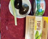 皮蛋鮪魚豆腐的食譜步驟1照片