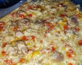 Foto langkah ke 13 dari resep Chicken-Sausage Egg Drop Soup.
