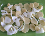 Foto del paso 1 de la receta: Jamoncitos con patatas al horno