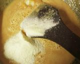 A picture of step 4 of Besan ki burfi.