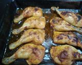 Ropogós csirkecomb fűszeres krumplival, almaszósszal recept fázis 2 fotója