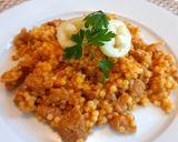 Tarhonyás hús recept fázis 5 fotója