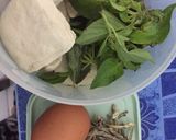 Foto langkah ke 1 dari resep Pepes Tahu Kemangi.
