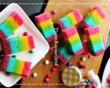 Foto langkah ke 7 dari resep Steamed Rainbow Cake Ny Liem.