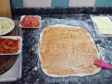 Pizzas arrolladas