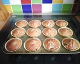 A picture of step 6 of Vickys Cherry Banana Muffins, GF DF EF SF NF.