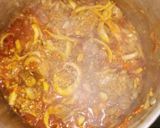 A picture of step 3 of Brown spaghetti with fried potato sauce.