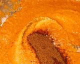 A picture of step 3 of Plain Local palm oil moi moi.