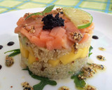 Foto del paso 5 de la receta: Tartar de salmón, mango y quinoa
