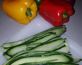Foto del paso 2 de la receta: Rollitos de pepino