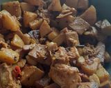 এঁচোড় আলু চিংড়ি (enchor alo chingri recipe in Bengali) রেসিপি ধাপ - 4 ছবি
