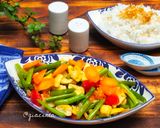 Foto langkah ke 4 dari resep Cah Sayuran Tahu dan Ebi.