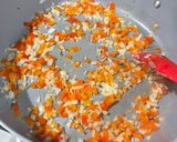 A picture of step 2 of Crustless Vegetarian Quiche.