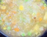 A picture of step 6 of Vegetables clear soup.
