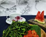 Foto langkah ke 4 dari resep Sambal Plecing Kangkung.