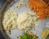 A picture of step 1 of Vegetables Manchurian partha.