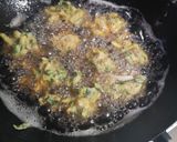 A picture of step 3 of Bhaji pakoray.