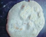 A picture of step 7 of Jawar roti, buttermilk aur bengan palak.