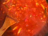 Meat stew with mushrooms