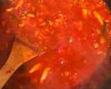 A picture of step 3 of Meat stew with mushrooms.