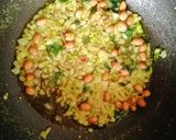 A picture of step 4 of Poha upma.