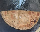 A picture of step 7 of D shaped Aloo Paratha /Aloo Paratha.
