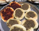 صورة لخطوة 6 من وصفة معجنات ياسمينة المنوعة بسبانخ وبطاطا وفليفلة وزعتر 😍😋