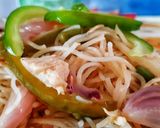 চিকেন ক্যাপ্সিকাম চাউমিন(Chicken Capsicum Chowmein recipe in Bengali) রেসিপি ধাপ - 3 ছবি