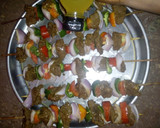 A picture of step 5 of Beef Skewers.