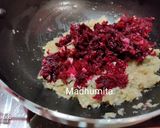 A picture of step 3 of Beetroot Sweet potato Ladoos.