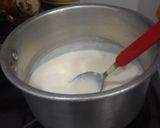 A picture of step 3 of Muskmelon phirni.