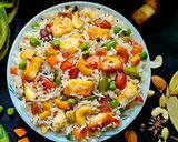 A picture of step 9 of Navratan pulao.