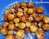 Hình bước làm 2 của món Vải ngâm đường