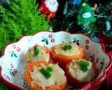 Hình bước làm 3 của món Cà chua nhồi cá thác lác