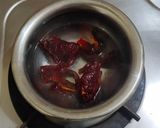 A picture of step 2 of Goan Shark Fish curry.