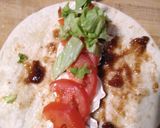 Une image de l'étape 3 de Wraps chèvre figue.