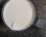 A picture of step 1 of Eggless Malai Cake.