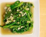 蒜炒茼蒿的食譜步驟3照片