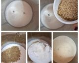 A picture of step 3 of Coconut Milk Thandai.